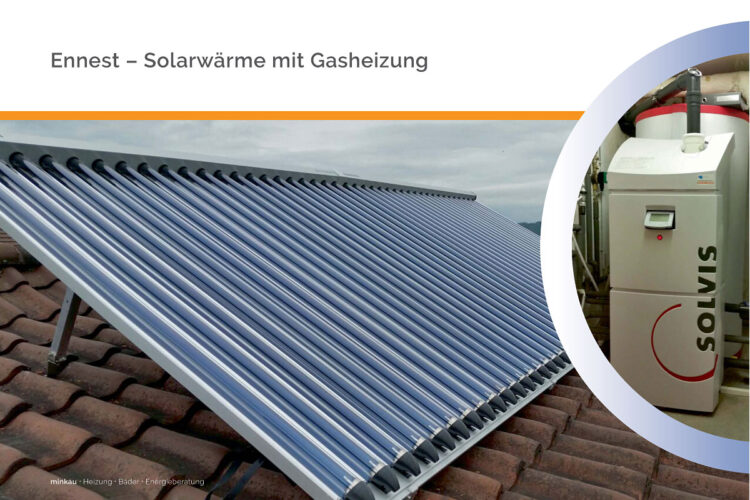 Ennest – Solarwärme mit Gasheizung