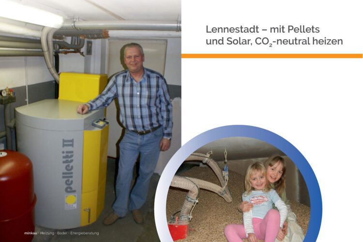 Lennestadt – mit Pellets und Solar, CO2-neutral heizen