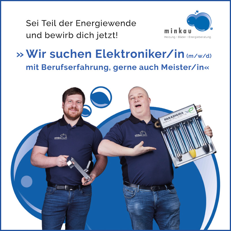 Wir suchen Elektroniker/in (m/w/d) mit Berufserfahrung, gerne auch Meister/in.

Wir sind aktive Umsetzer der Energiewende und auf die Heizungsmodernisierung mit erneuerbaren Energien spezialisiert. 

Komm in unser Team! Wir freuen uns darauf, dich kennenzulernen. Die Hauptaufgaben sind: Anschluss von Wärmepumpen, PV Anlagen und Heizungsanlagen. Einfach anrufen: Telefon 02722 52220.

... weiterlesen >>>